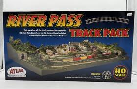 St1184 Woodland Scenics Atlas River Pass Track Pack - Ho Scale Layout #578