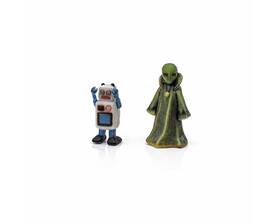 Wooa2860 Woodland Scenics O Scale Earth Visitors Micro Find Me Figures Set