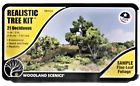 Wootr1111 Woodland Scenics Realistic Tree Kit Medium Green Deciduous 724771011118