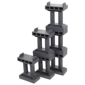 22jgex32hj5xbp0c19214c Zerodeko Pretend Train Bridge Pier 6 Pcs Wooden Track Accessories P