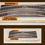Bachmann Electric Train Ho Guage Track Set, 44-1770, Simplimatic Plug-in Wiring. Fixed Price $11.49.