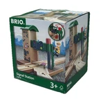 Brio World Signal Station Set 2-PIECE Wooden Train Track Toy New. Fixed Price $48.40.