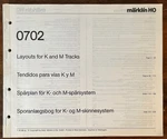 Marklin Ho 0702 Track Layout Plans Planning Book German Vintage Train. Fixed Price $27.73.