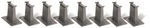 Bachmann E-z Track Accessories 8-PIECE Tall Pier Set 44872. Fixed Price $31.98.