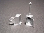 Ho Scale Us&s Type Single Door Relay Cabinets Kit - 3 Per Pack (2187). Fixed Price $15.00.