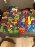 Vtech Go Smart Wheels Firehouse Straight Curved Track 4-WAY Extra Lot Large. Fixed Price $43.67.