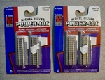 Life Like #7807 Nickel Silver Scale Power-loc Adapter Track -lot Of 2-NEW. Fixed Price $14.99.