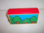 Maxim Wooden Train 6" Covered Bridge Tunnel Fits Brio Imaginarium Thomas Track. Fixed Price $12.00.