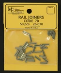 Micro Engineering 26-070 Ho Scale Code Rail Joiners 50PCS. Fixed Price $14.54.