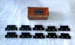 Lot Of (10) Vintage Lionel #O27C-1 "ives" Track Clips W/ Original Box 1947-1949. Fixed Price $43.00.