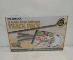 Bachmann Trains 44896 Scale Straight Model Track Set 47 Piece Upcitemd. Fixed Price $329.00.