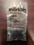 Ho Marklin (8) 7584 Freight Wagon Wheels & Axles - Metal Rolling Road. Fixed Price $9.95.
