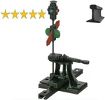 Caboose Industries Ho & Scale Hi-level Sprung Ground Throw .19 Travel 204S. Fixed Price $6.70.