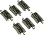 Bachmann Quarter Section 12.50 Radius Curve (6) - Scale Nickel Silver Model. Fixed Price $12.63.