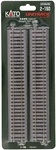Kato #2-150 Ho Scale 246MM (9 3/4") Straight Unitrack Code 83 Sections. Fixed Price $18.95.