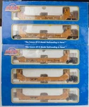Atlas Gunderson 5 Car-set Ttx/sp 2-RAIL/CONVERTED To 3 + 10 Containers. Fixed Price $650.99.