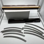 Z Scale Marklin Mini Club #8530 10 Piece Set Curved Track 45 Degree 220M. Fixed Price $40.00.