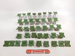 Kibri H0 1:87 Lot Pillars (34 Pieces) Supports For Bridges #DV919-3. Fixed Price $104.11.