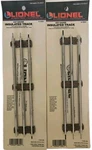 (2) New Lionel 027 Gauge Insulated Straight Track #6-12841 $free Shipping$. Fixed Price $24.88.