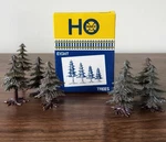 Vintage & Complete 1962 Marx Toys Ho Train 8 Tree Set #6021 W/original Box. Fixed Price $59.99.
