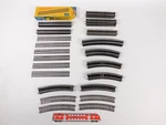 Fleischmann H0 68X Cardboard Track Straight Curved Rail Piece 1X Box #EK672-3. Fixed Price $80.26.