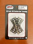 Ho Atlas #175, 60 Degree Crossing Code 100, Nickle-silver, Free Shipping. Fixed Price $18.00.