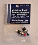 Miniatronics MNT3302502 Spst Momentary Switch, N/o 1/4" (2). Fixed Price $5.00.