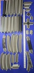 Bachmann E-z Track Ho Scale Lot 180 Pcs Nickel Silver Grey Straights Curves. Fixed Price $349.99.