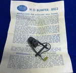 Vintage Ideal Models B103 Ho Scale Bumper. Fixed Price $14.99.
