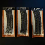 Lot Of 3 Vintage Life-like Ho Scale 18 Curved Track T-601 New Open Box. Fixed Price $32.99.