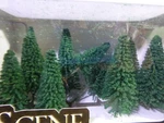 Ho-bachmann 32101 3-4" Pine Trees Box Of 9. Fixed Price $15.00.