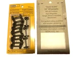 REBOXX-2 33" Ho Semi-scale Wheels Sets, .960" Axle Length, 12/ Pkg, Nmra RP-25. Fixed Price $6.95.
