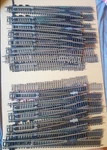 Ho Scale Atlas #6 Brass 7 Left & 8 Right-hand Custom Manual Switches (15 Total). Fixed Price $75.00.