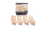 Maxim Enterprise, Inc. Short Curved Track, Wooden Train Tracks One Size. Fixed Price $23.99.