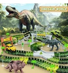 Tumama Dinosaur Toys Race Track, 281 Pcs Train Set For Kids 3-5 5-7, Fl. Fixed Price $39.00.