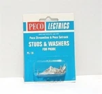 Peco PL-18 Ho Scale Studs & Tag Washers. Fixed Price $15.69.