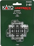 Kato #2-401 Ho Scale 90 Crossing Unitrack 60MM (2 3/8") Code 83. Fixed Price $21.95.