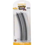 Bachmann 44852 Ez-track 12.5" Radius Curve Trk (6) W/nickel Silver Rails Scale. Fixed Price $15.99.