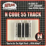 Atlas 2006 Code 55 Track W/nickel Rail & Brown Ties Straight. Fixed Price $6.99.