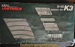 Kato Unitrack #20-833 Viaduct Set K-3 Scale Used Original Box Please Read. Fixed Price $109.99.