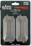 Unitrack Kato 2-142 Ho 123MM 7/8IN Road Crossing And Rerailer 2PCS. Fixed Price $19.38.