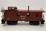 Lionel New York Central Wood Sided Lighted Caboose 6-17600! Std. Scale Nyc. Fixed Price $35.00.