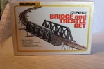 Ho Scale Bachmann, 17 Piece Bridge & Trestle Set, #2924 Bnos. Fixed Price $24.00.