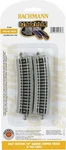 Bachmann 44823 Scale 14" Radius Curve Half E-z Track Nickel Silver (6 Pcs). Fixed Price $13.99.
