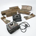Vintage Marklin Curved Straight Track Lot Of 64 Pieces Switch Transformer 60'S. Fixed Price $188.95.