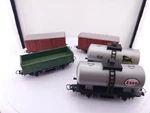 Vintage Lima Ho Scale 2 Axle Train Cars Lot Of 5 Model Railroad Tanker Box. Fixed Price $49.95.