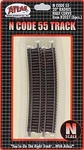 Atlas Code 55 20'' Radius Half Curve Track (6) - Scale Nickel Silver Model. Fixed Price $7.83.