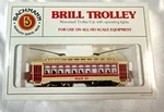 Bachmann Ho Motorized Brill Trolley W/ Operating Lights Brand New Minor Box Dmg.. Fixed Price $41.50.