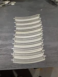 Bachmann Train Ez Track Curve Lot Of 10 Scale 6" N4801-A2 (7EA) (3EA). Fixed Price $16.99.