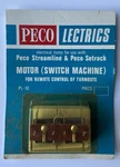 New/vintage Peco Lectrics Motor Turnout Switch Machine PL-10 Nos. Fixed Price $14.99.